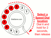 How to dial a speed-dial nmber